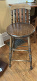 Tall Wooden Plant Stands & Farmhouse Stool - thumbnail 2 of 19