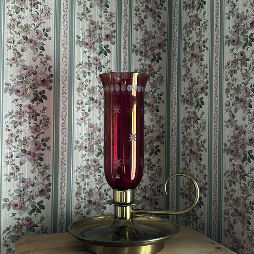 Large Brass Candle Holder - image 8 of 8