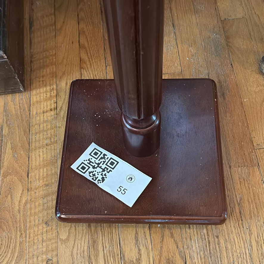 Tall Wooden Plant Stands & Farmhouse Stool - image 15 of 19