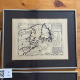 Set of Three Framed Reproduction Vintage Map Prints - thumbnail 8 of 13