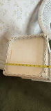 White Wicker Chair, Shelf and Basket - thumbnail 7 of 16