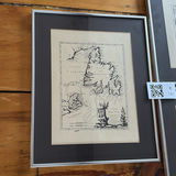 Set of Three Framed Reproduction Vintage Map Prints - thumbnail 6 of 13
