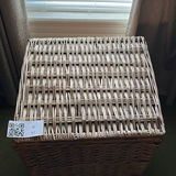 Large Wicker Hamper With Lid - thumbnail 2 of 9
