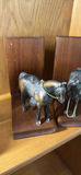 Vintage Bronze Horse Bookends; Plaster Victorian Style Bookends - thumbnail 6 of 13