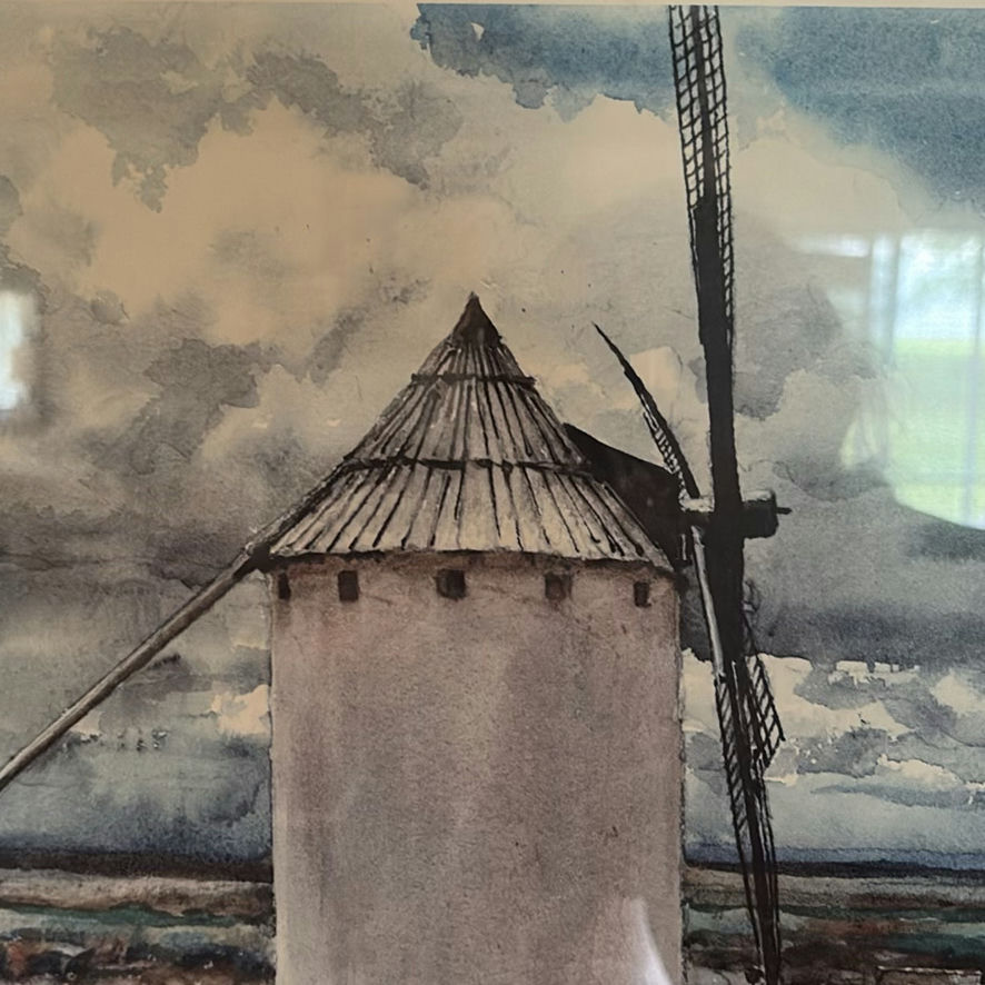 Print Of “Windmills Of Don Quixote” - image 4 of 7