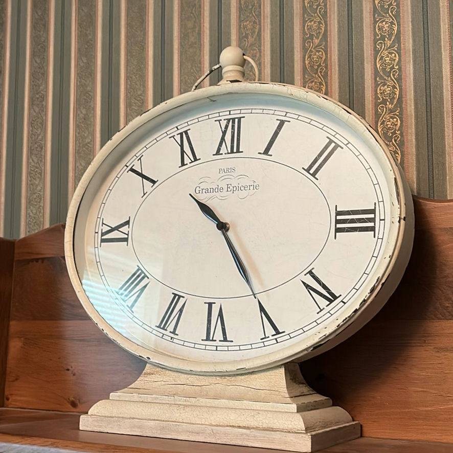 Oval French Style Mantle Clock - Contemporary - image 3 of 7