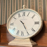 Oval French Style Mantle Clock - Contemporary - thumbnail 3 of 7
