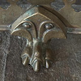 Antique Brass Fireplace Fender - thumbnail 6 of 15