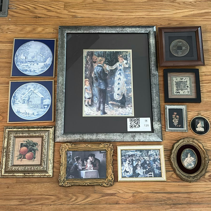Assorted Framed Artwork and Decorative Wall Pieces - image 1 of 14