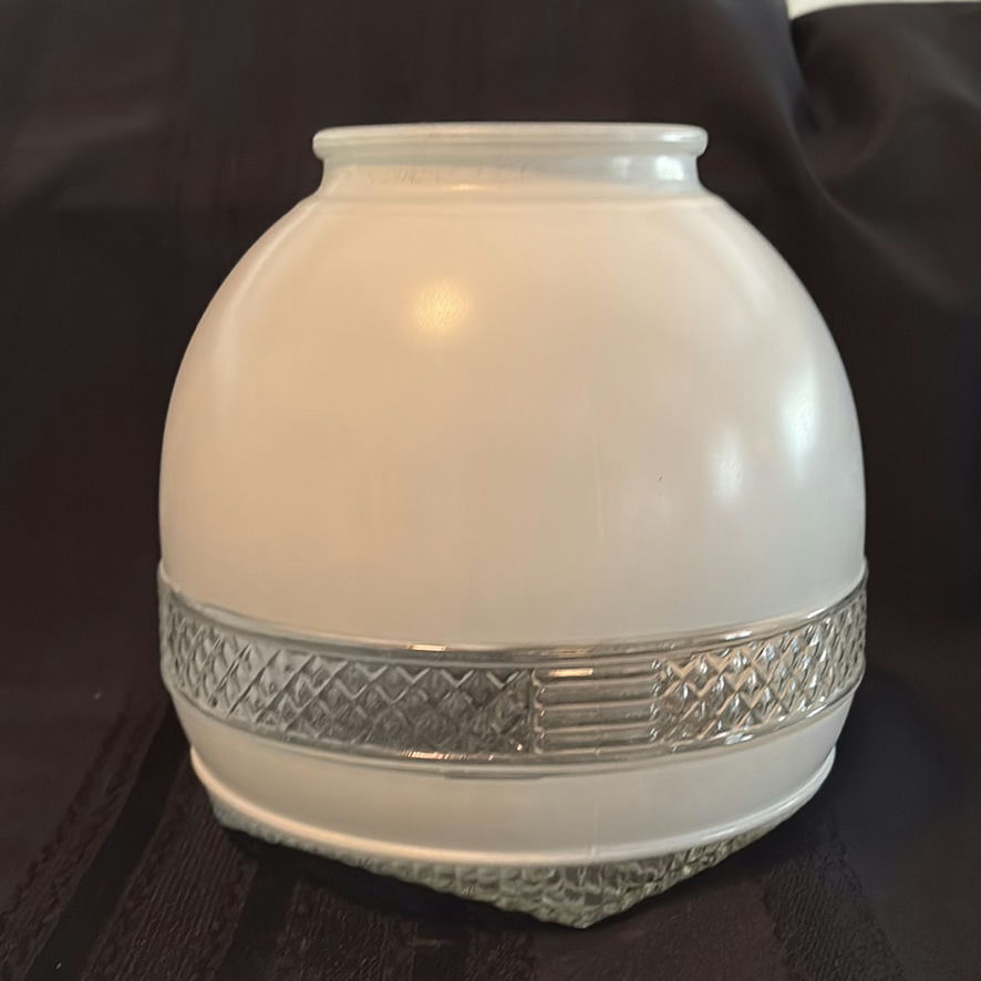 Two Vintage Glass Replacement Globes - image 6 of 11