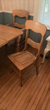 Solid Oak Dinning Table & 5 Chairs - thumbnail 7 of 13