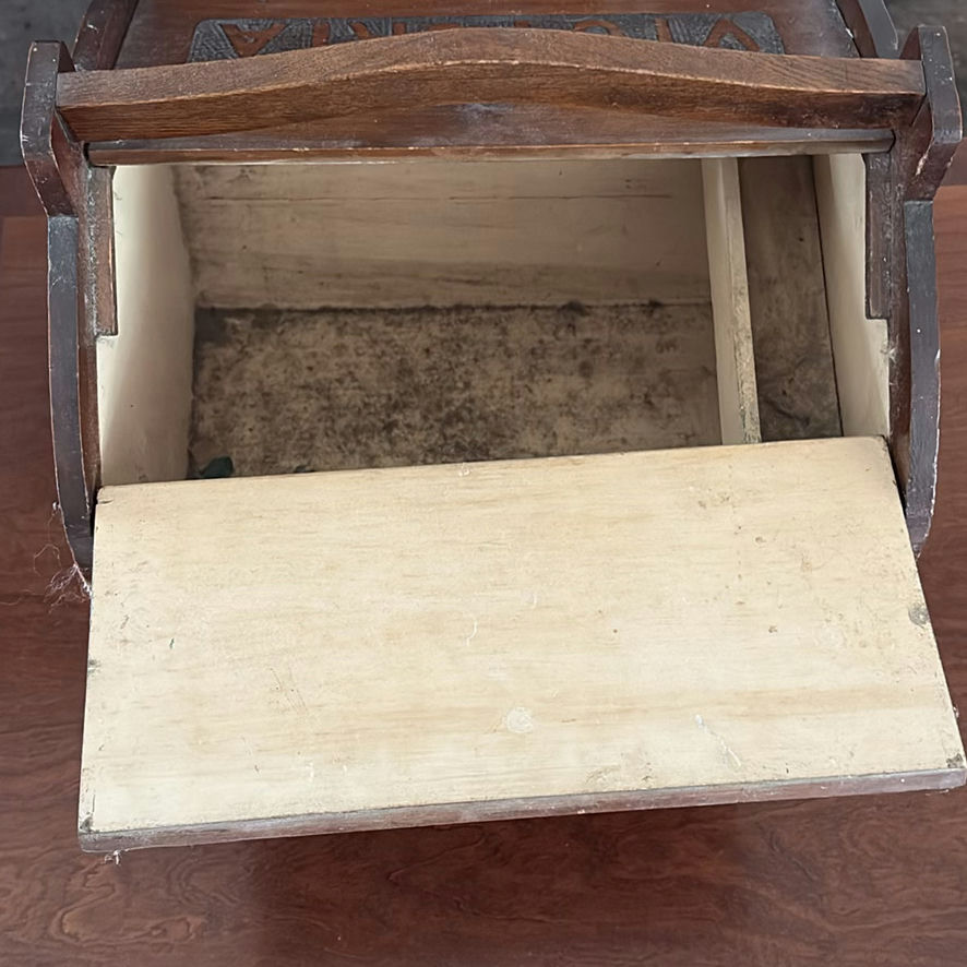 Victoria Wooden Sewing Box - image 11 of 13