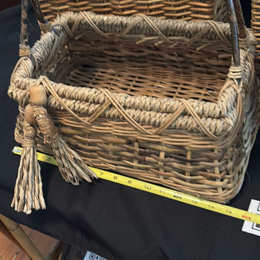 Collection Of Wicker Baskets - image 3 of 17
