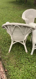 6-Piece White Whicker Outdoor Lounge Set - thumbnail 17 of 20