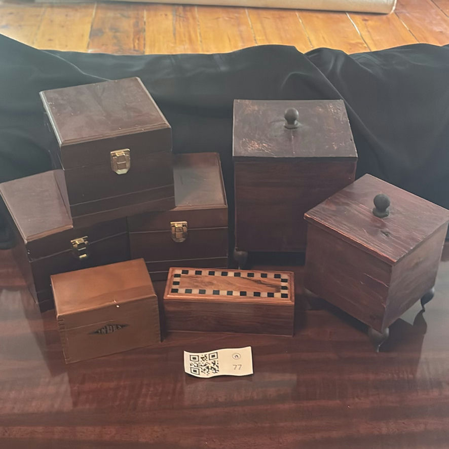 Collection Of Wooden Boxes - image 1 of 18