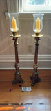 Brass Torchiere Candle Pillars - thumbnail 1 of 13