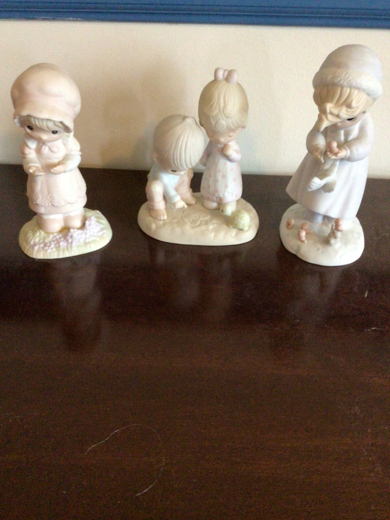 Three Precious Moments porcelain figurines - image 1 of 6