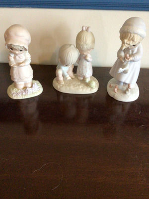 Three Precious Moments porcelain figurines - Image 1 of 6