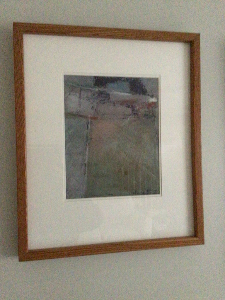 Two framed abstract artworks - image 1 of 3