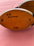 Two carved wooden duck decoys signed by Bill Simmons (1979–1980) - thumbnail 2 of 3