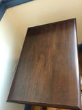Dark Wood Side Table with Drawer - thumbnail 2 of 3