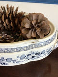Mandarin Blue and white ceramic tureen  - thumbnail 2 of 6