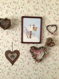 Winter mailbox painting with heart-themed wall decor - thumbnail 2 of 3