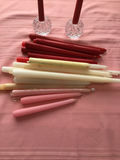 Assorted taper candles with crystal candle holders - thumbnail 2 of 3