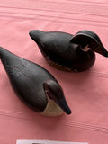Two carved wooden duck decoys signed by Bill Simmons (1979–1980) - thumbnail 3 of 3