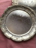 Set of three ornate embossed metal plates - thumbnail 3 of 4