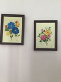 Two Framed Floral Prints - thumbnail 1 of 3