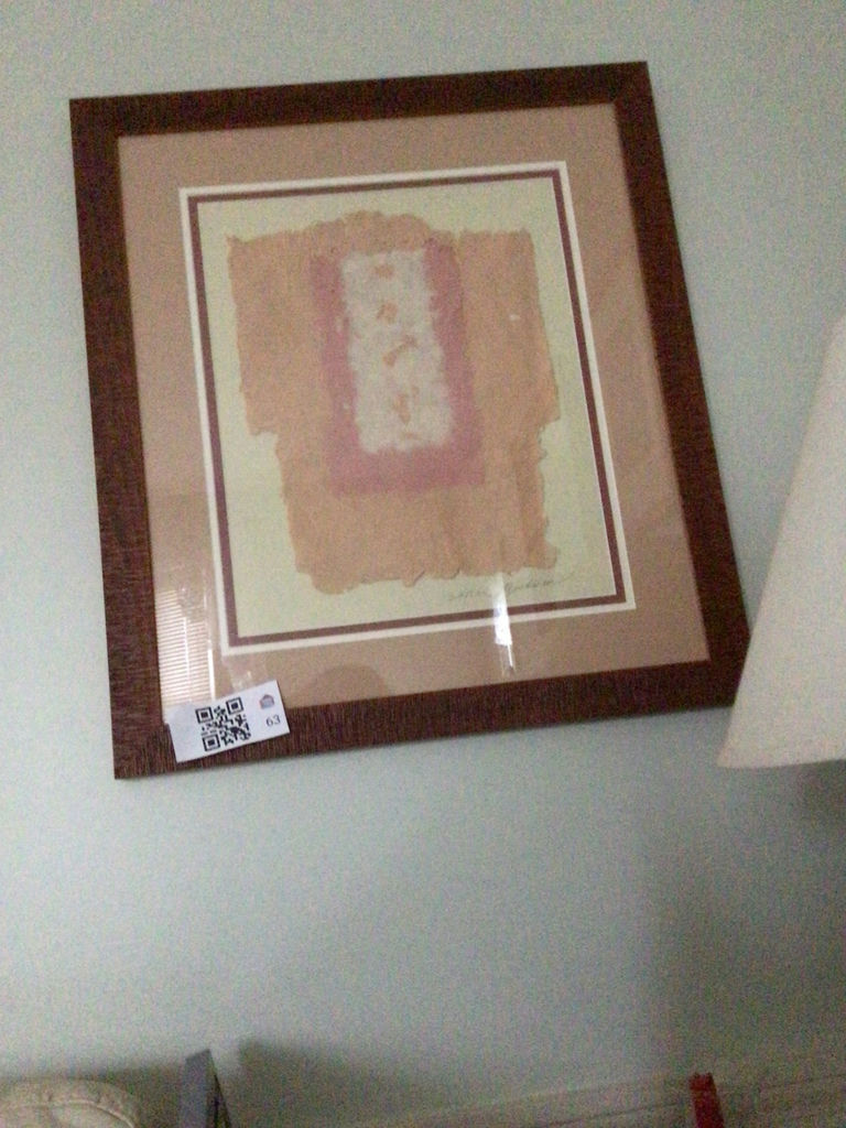 Framed abstract print - image 3 of 3