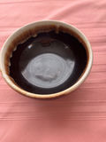 Assorted ceramic bowls with white and dark brown glazes - thumbnail 2 of 4
