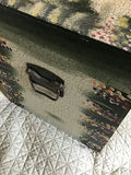 crackled‑finish  storage trunk - thumbnail 4 of 5