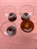 Set of Four Glass Stick Candle Holders - thumbnail 1 of 2