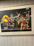 Arthur Young Olympics 1984 Art Prints and Pink Olympiad Jacket Patch and shirt - thumbnail 1 of 5