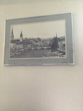 Framed black-and-white cityscape print - thumbnail 2 of 4