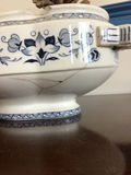 Mandarin Blue and white ceramic tureen - thumbnail 4 of 6