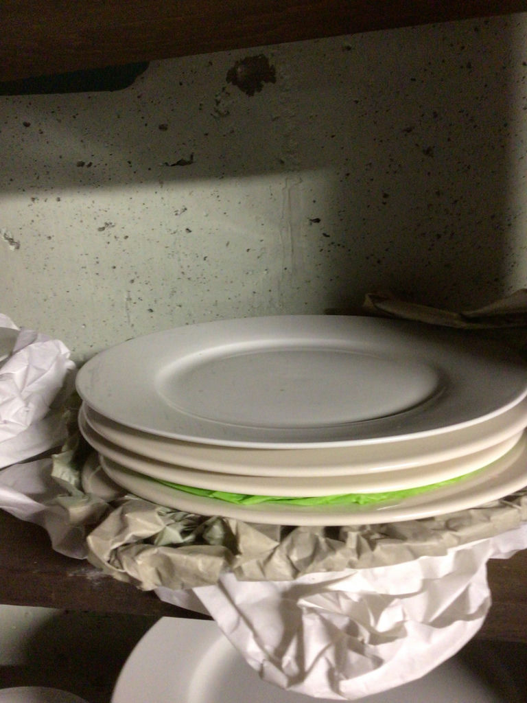 white ceramic plates and bowls - image 4 of 4
