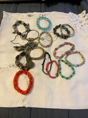 Assorted Beaded Bracelets and Jewelry - Image 1 of 1