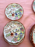 Decorative Japanese porcelain plates with scenic transfers - thumbnail 2 of 4