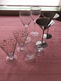 Assorted glassware and metal stemware - thumbnail 1 of 4