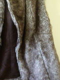 Dark brown fur coat - thumbnail 2 of 2