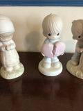 Precious Moments Pastel ceramic children's figurine set - thumbnail 2 of 5