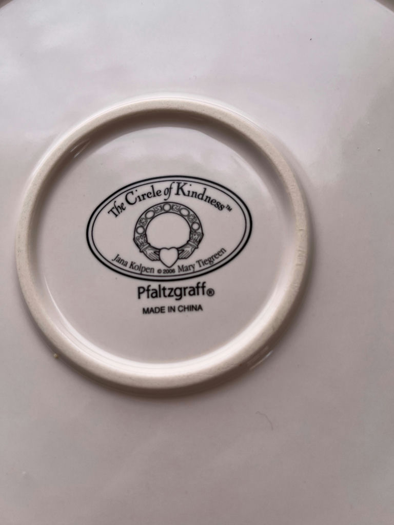 Pfaltzgraff Circle of Kindness platters - image 3 of 3