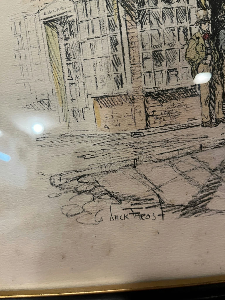 William Underwood Co. storefront sketch - image 2 of 2