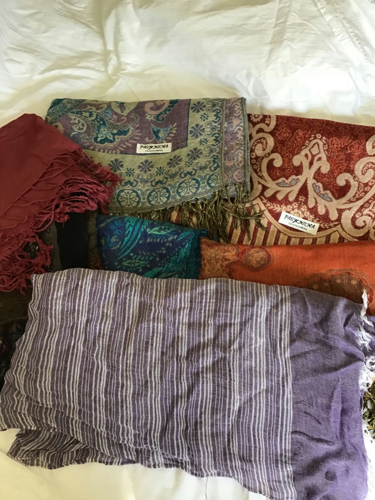 Assorted Pashmina and other scarves - image 1 of 1