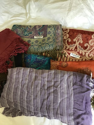 Assorted Pashmina and other scarves - Image 1 of 1