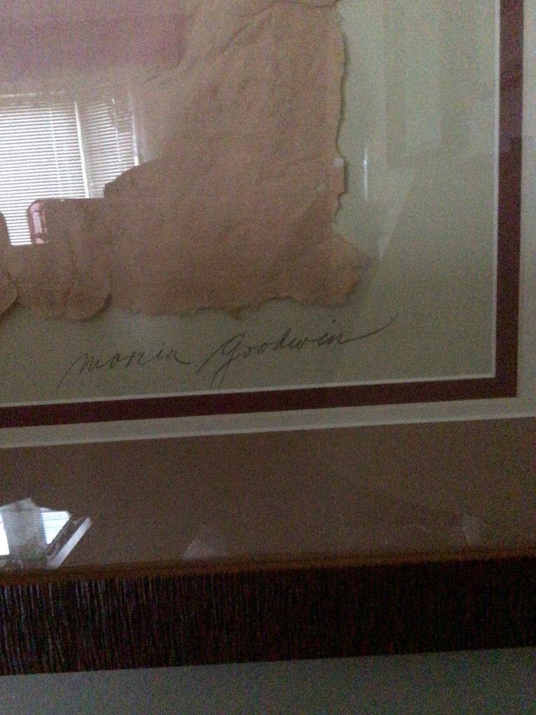 Framed abstract print - image 2 of 3