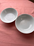 Two white ceramic serving bowls - thumbnail 1 of 1